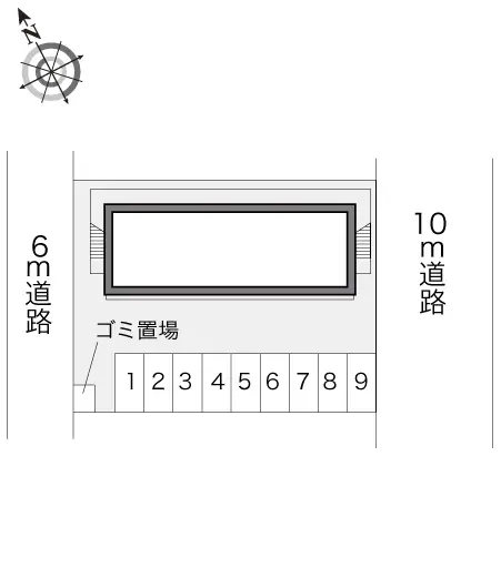 ★手数料０円★深谷市上柴町西　月極駐車場（LP）